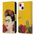 Frida Kahlo Red Florals Portrait Leather Book Wallet Case Cover For Apple iPhone 13 Mini