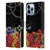 Frida Kahlo Red Florals Efflorescence Leather Book Wallet Case Cover For Apple iPhone 13 Pro Max