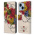 Frida Kahlo Red Florals Vine Leather Book Wallet Case Cover For Apple iPhone 14 Plus