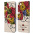 Frida Kahlo Red Florals Vine Leather Book Wallet Case Cover For Apple iPhone 6 / iPhone 6s