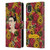 Frida Kahlo Red Florals Portrait Pattern Leather Book Wallet Case Cover For Nokia C2 2nd Edition