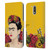 Frida Kahlo Red Florals Portrait Leather Book Wallet Case Cover For Motorola Moto G41