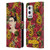 Frida Kahlo Red Florals Portrait Pattern Leather Book Wallet Case Cover For OnePlus 9 Pro