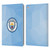 Manchester City Man City FC Badge Geometric Blue Full Colour Leather Book Wallet Case Cover For Apple iPad 10.2 2019/2020/2021