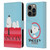 Peanuts Snoopy Deco Dreams House Leather Book Wallet Case Cover For Apple iPhone 14 Pro