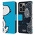 Peanuts Halfs And Laughs Snoopy Geometric Leather Book Wallet Case Cover For Apple iPhone 14 Pro