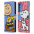 Peanuts Halfs And Laughs Snoopy & Charlie Leather Book Wallet Case Cover For Motorola Edge 20 Pro