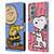Peanuts Halfs And Laughs Snoopy & Charlie Leather Book Wallet Case Cover For OnePlus 9