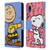 Peanuts Halfs And Laughs Snoopy & Charlie Leather Book Wallet Case Cover For Samsung Galaxy A01 Core (2020)