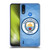 Manchester City Man City FC Badge Geometric Blue Full Colour Soft Gel Case for Motorola Moto E7 Power / Moto E7i Power
