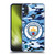 Manchester City Man City FC Badge Camou Blue Moon Soft Gel Case for Motorola Moto E6s (2020)