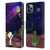 Peanuts Snoopy Space Cowboy Nebula Balloon Woodstock Leather Book Wallet Case Cover For Apple iPhone 11 Pro Max