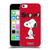 Peanuts Characters Snoopy Soft Gel Case for Apple iPhone 5c