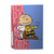 Peanuts Character Graphics Snoopy & Charlie Brown Vinyl Sticker Skin Decal Cover for Sony PS5 Disc Edition Bundle