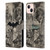 Batman DC Comics Hush Logo Collage Distressed Leather Book Wallet Case Cover For Apple iPhone 13