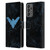 Batman DC Comics Nightwing Logo Grunge Leather Book Wallet Case Cover For Samsung Galaxy A73 5G (2022)