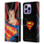 Superman DC Comics Famous Comic Book Covers Alex Ross Mythology Leather Book Wallet Case Cover For Apple iPhone 14 Pro Max