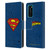 Superman DC Comics Logos Distressed Leather Book Wallet Case Cover For Huawei P40 5G