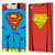 Superman DC Comics Logos Classic Costume Leather Book Wallet Case Cover For Apple iPad mini 4
