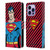 Superman DC Comics Vintage Fashion Stripes Leather Book Wallet Case Cover For Apple iPhone 14 Pro Max