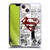 Superman DC Comics Comicbook Art Red Logo Splatter Soft Gel Case for Apple iPhone 13 & MagSafe
