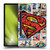 Superman DC Comics Comicbook Art Oversized Logo Soft Gel Case for Samsung Galaxy Tab S8