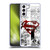 Superman DC Comics Comicbook Art Red Logo Splatter Soft Gel Case for Samsung Galaxy S21+ 5G & MagSafe