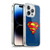 Superman DC Comics Logos Distressed Look Soft Gel Case for Apple iPhone 13 Pro & MagSafe