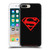Superman DC Comics Logos Black And Red Soft Gel Case for Apple iPhone 7 Plus / iPhone 8 Plus & MagSafe