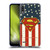 Superman DC Comics Logos U.S. Flag Soft Gel Case for LG K22