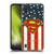 Superman DC Comics Logos U.S. Flag Soft Gel Case for Motorola Moto E6s (2020)