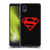Superman DC Comics Logos Black And Red Soft Gel Case for Samsung Galaxy A01 Core (2020)
