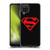 Superman DC Comics Logos Black And Red Soft Gel Case for Samsung Galaxy A12 (2020)