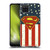 Superman DC Comics Logos U.S. Flag Soft Gel Case for Samsung Galaxy A12 (2020)