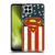 Superman DC Comics Logos U.S. Flag Soft Gel Case for Samsung Galaxy M33 (2022)