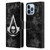 Assassin's Creed Black Flag Logos Grunge Leather Book Wallet Case Cover For Apple iPhone 13 Pro Max