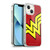 Wonder Woman DC Comics Logos Oversized Soft Gel Case for Apple iPhone 13