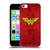 Wonder Woman DC Comics Logos Distressed Look Soft Gel Case for Apple iPhone 5c