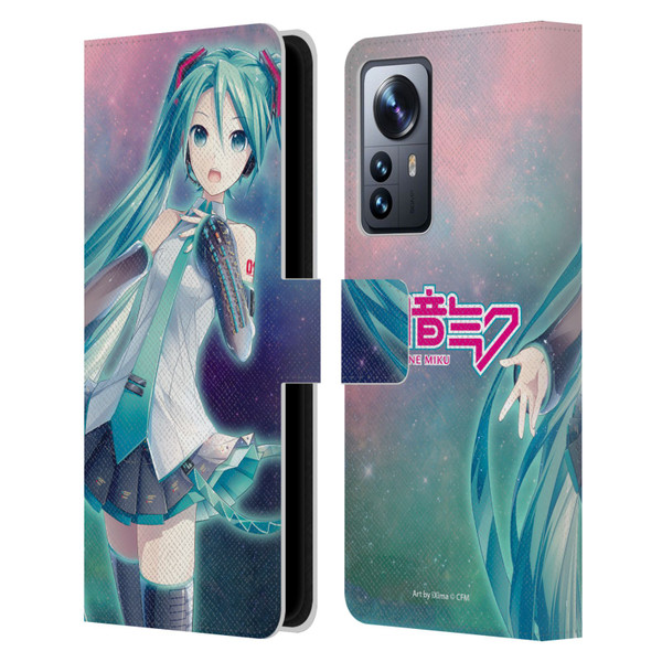Hatsune Miku Graphics Nebula Leather Book Wallet Case Cover For Xiaomi 12 Pro