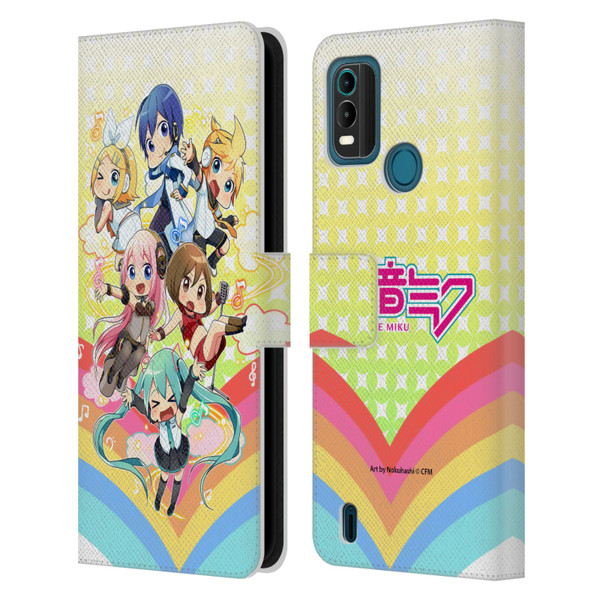 Hatsune Miku Virtual Singers Rainbow Leather Book Wallet Case Cover For Nokia G11 Plus