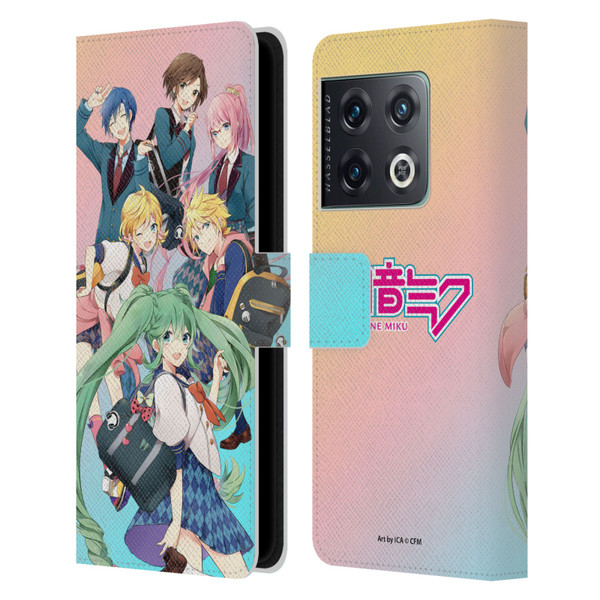 Hatsune Miku Virtual Singers High School Leather Book Wallet Case Cover For OnePlus 10 Pro