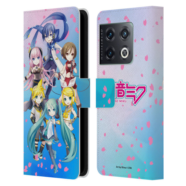 Hatsune Miku Virtual Singers Sakura Leather Book Wallet Case Cover For OnePlus 10 Pro