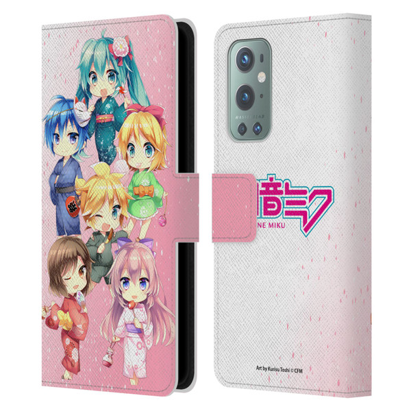 Hatsune Miku Virtual Singers Characters Leather Book Wallet Case Cover For OnePlus 9