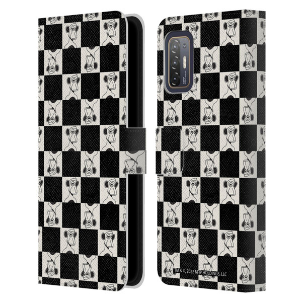 Bored of Directors Graphics Black And White Leather Book Wallet Case Cover For HTC Desire 21 Pro 5G