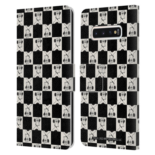 Bored of Directors Graphics Black And White Leather Book Wallet Case Cover For Samsung Galaxy S10