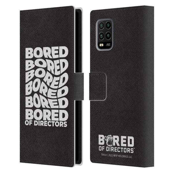 Bored of Directors Graphics Bored Leather Book Wallet Case Cover For Xiaomi Mi 10 Lite 5G