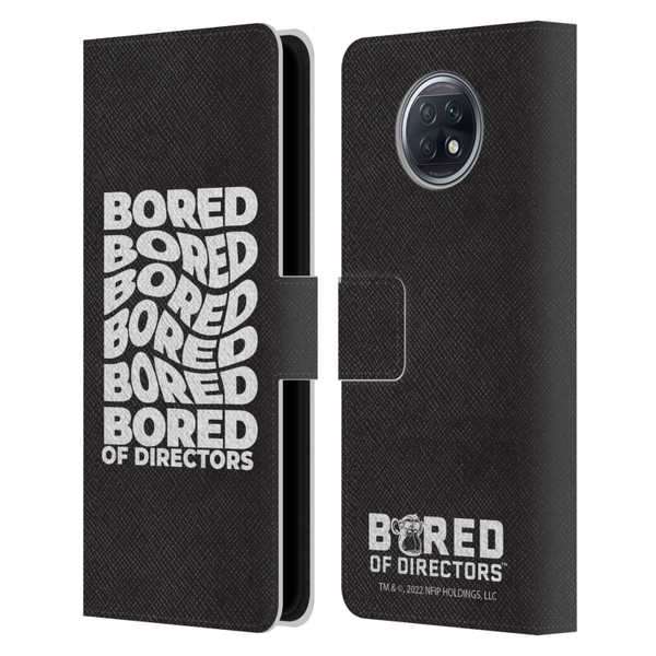 Bored of Directors Graphics Bored Leather Book Wallet Case Cover For Xiaomi Redmi Note 9T 5G