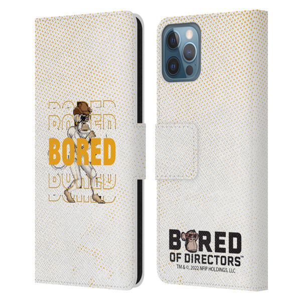 Bored of Directors Key Art Bored Leather Book Wallet Case Cover For Apple iPhone 12 / iPhone 12 Pro