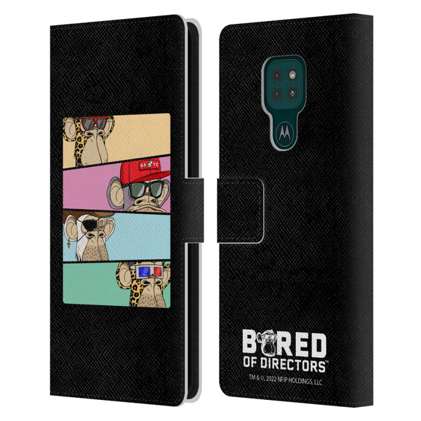 Bored of Directors Key Art Group Leather Book Wallet Case Cover For Motorola Moto G9 Play