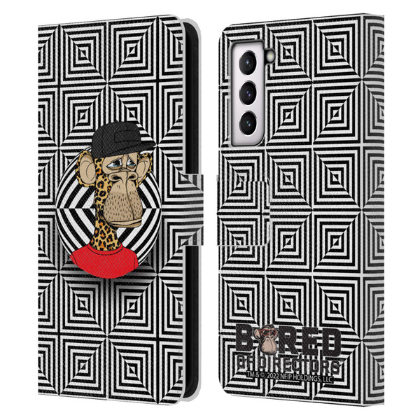 Bored of Directors Key Art APE #3179 Pattern Leather Book Wallet Case Cover For Samsung Galaxy S21 5G